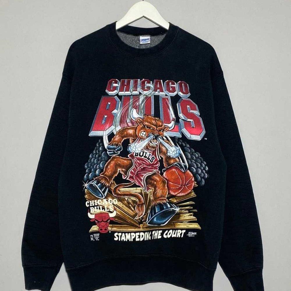 Chicago Bulls Made In Usa Chicago Bulls Band Sweatshirt